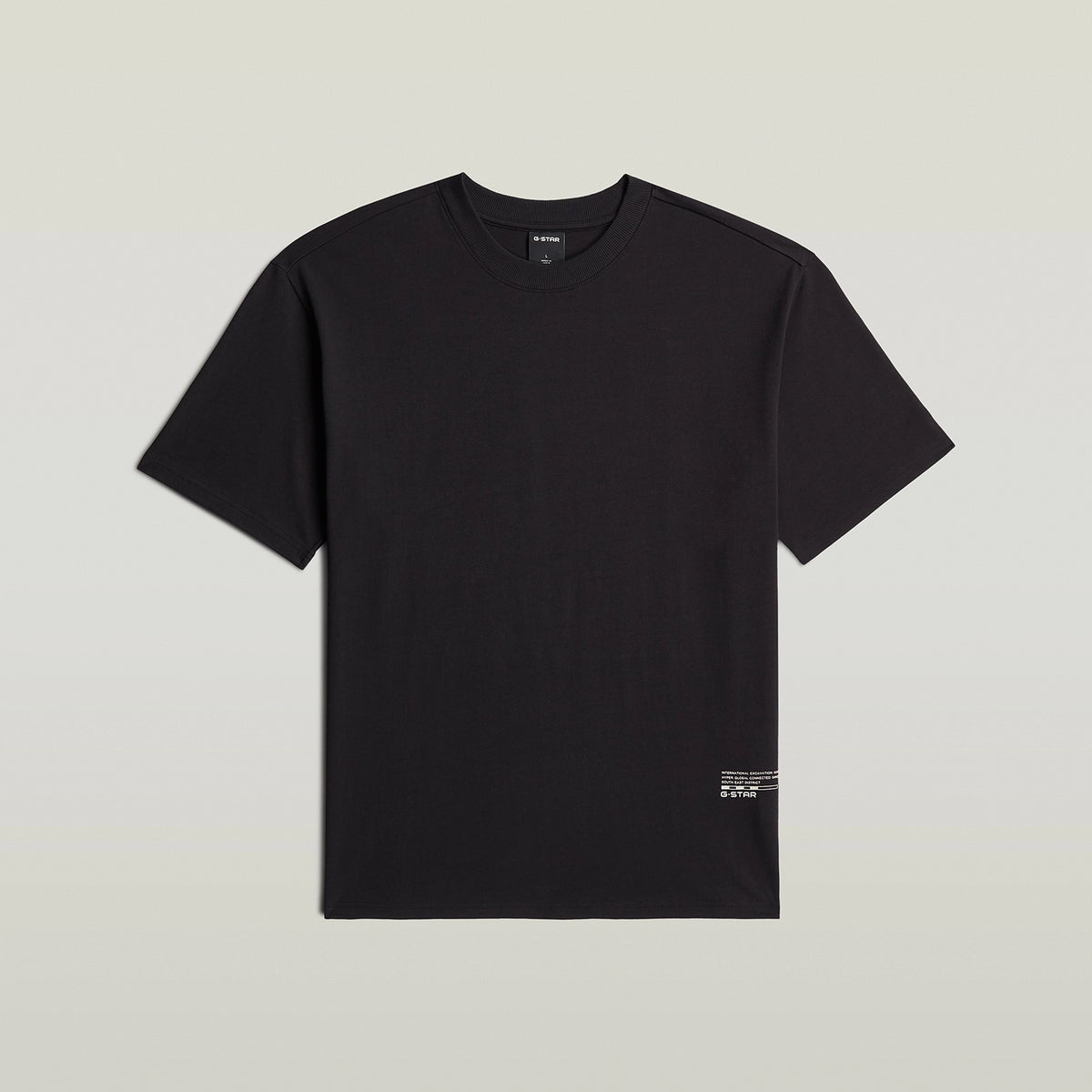 GSTAR BACK APPLIQUE RELAXED FIT NOVO DRY JERSEY TSHIRT D28886
