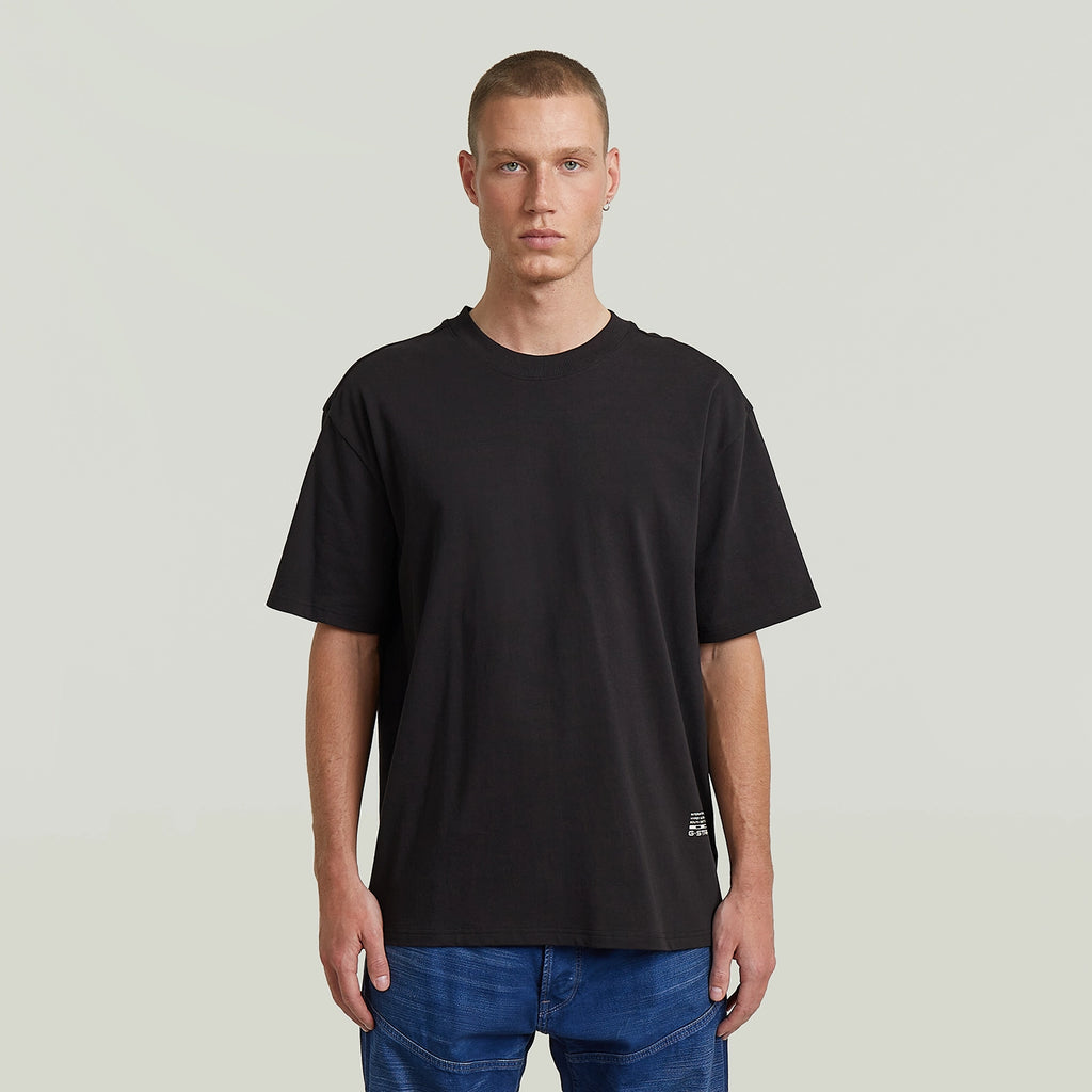 GSTAR BACK APPLIQUE RELAXED FIT NOVO DRY JERSEY TSHIRT D28886