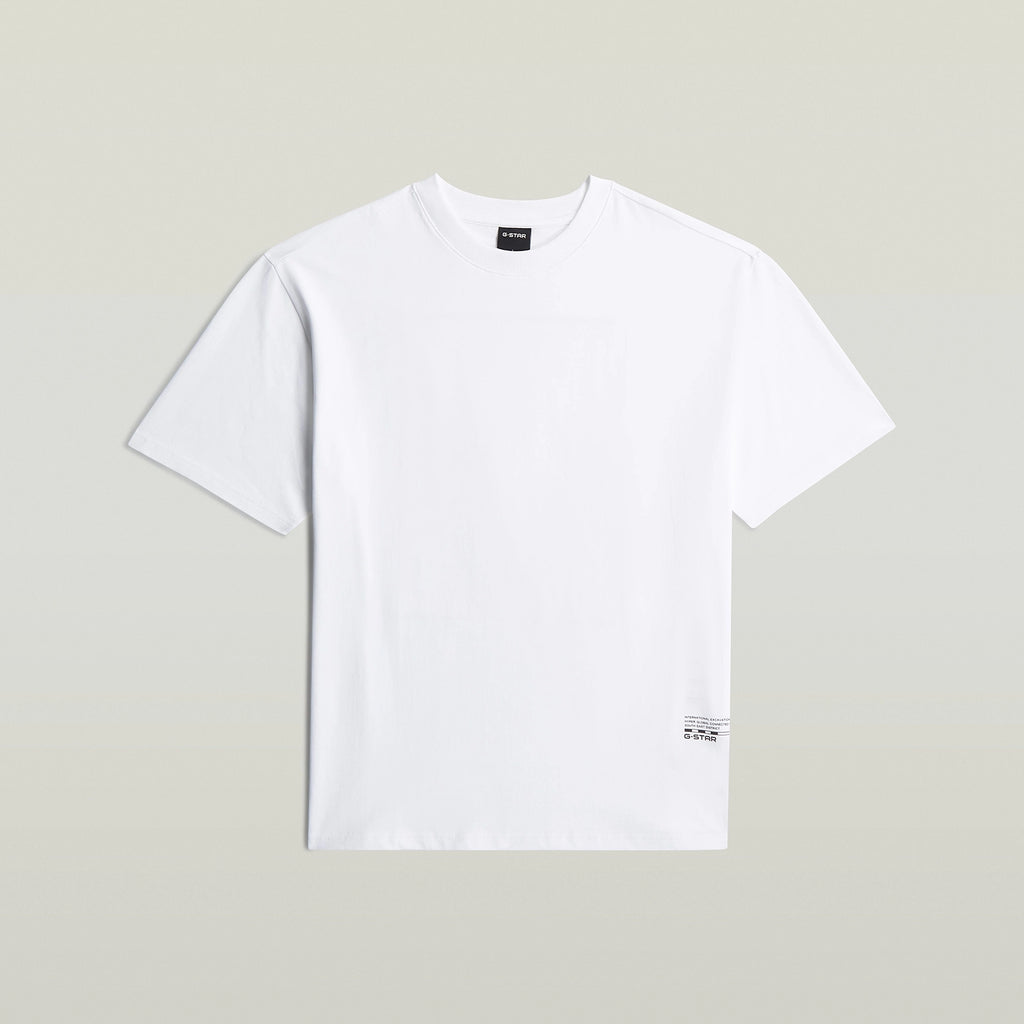 GSTAR BACK APPLIQUE RELAXED FIT NOVO DRY JERSEY TSHIRT D28886