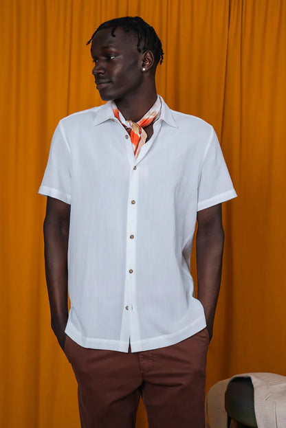 JAMES HARPER WAFFLE COTTON S/S SHIRT JHS504