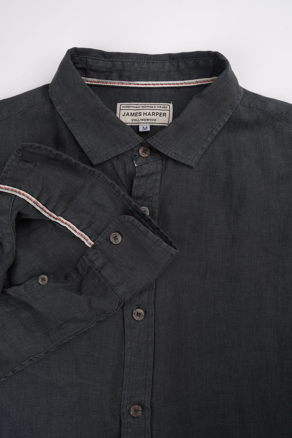 JAMES HARPER PURE LINEN L/S SHIRT JHS725