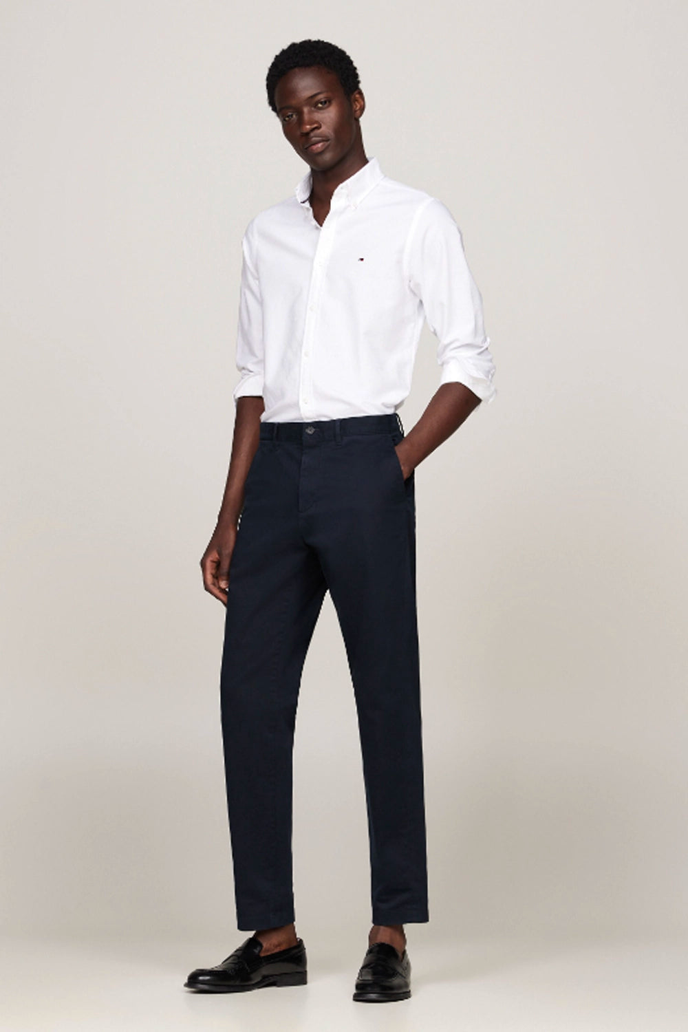 TOMMY HILFIGER OXFORD DOBBY SLIM FIT L/S SHIRT MW0MW35769