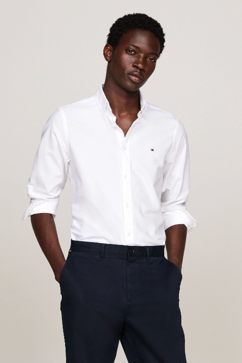 TOMMY HILFIGER OXFORD DOBBY SLIM FIT L/S SHIRT MW0MW35769