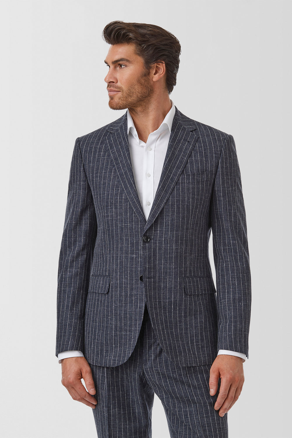 Cambridge Kensington Suit Jacket FCW258 in dark navy at Hartfords Menswear