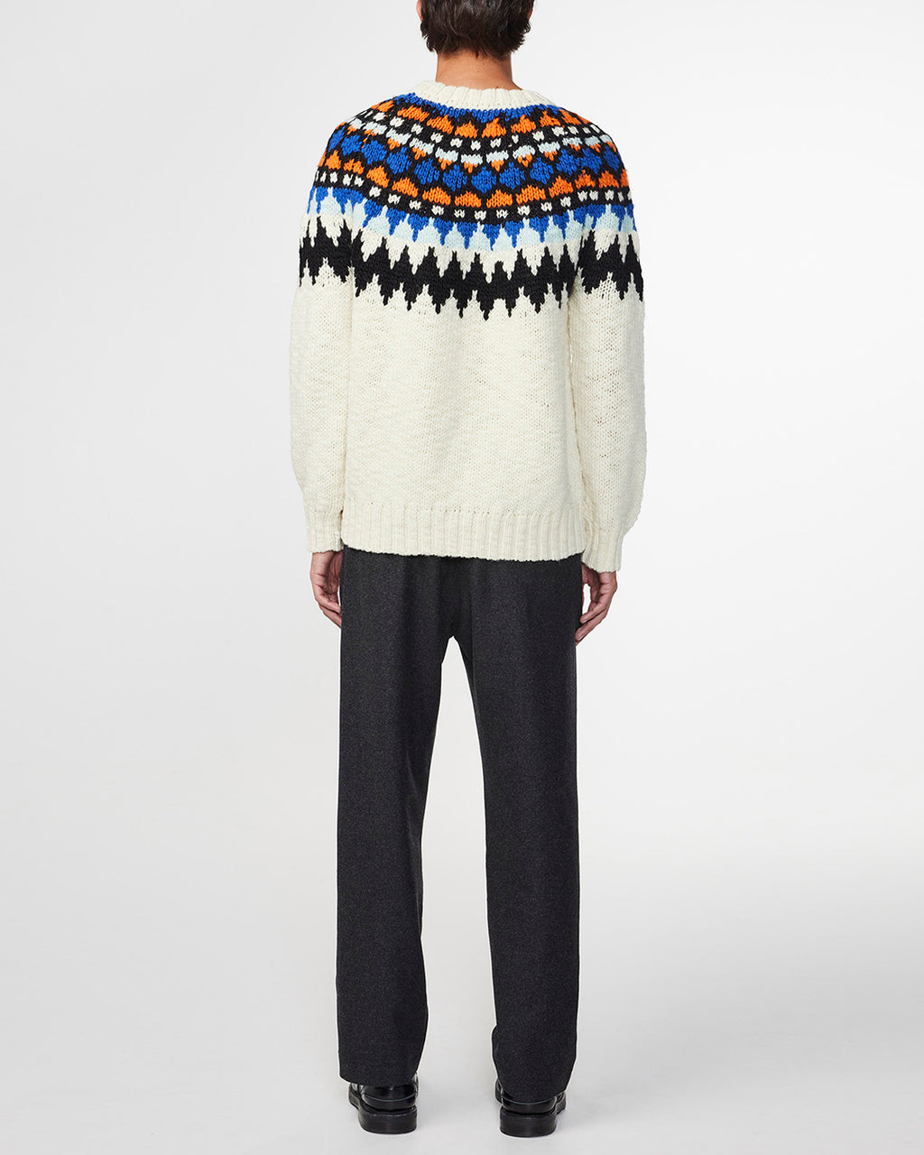 NNO7 FELIX NORDIC FAIRISLE CHUNKY KNIT 6613