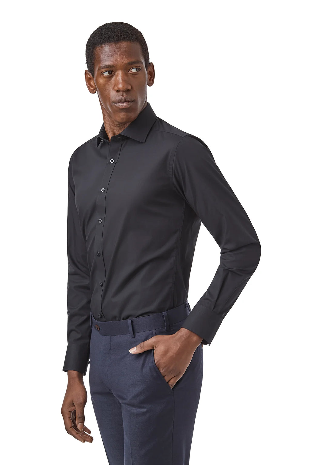 CAMBRIDGE RATHDOWNE SLIM STRETCH L/S DRESS SHIRT FGC054