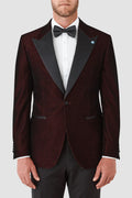 GIBSON BARLOW VELVET TUXEDO JACKET FGR621