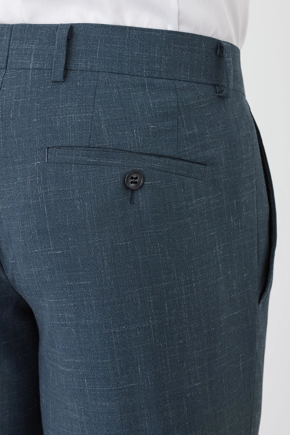 GIBSON CAPER AUST MERINO WOOL / LINEN SUIT TROUSER FGS657