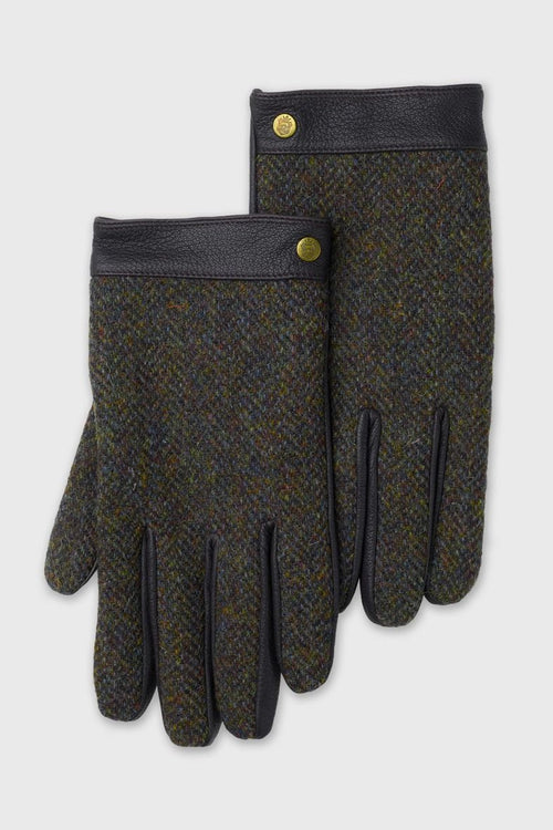 AVENEL FAILSWORTH LUNDALE HARRIS TWEED LEATHER GLOVE 22078
