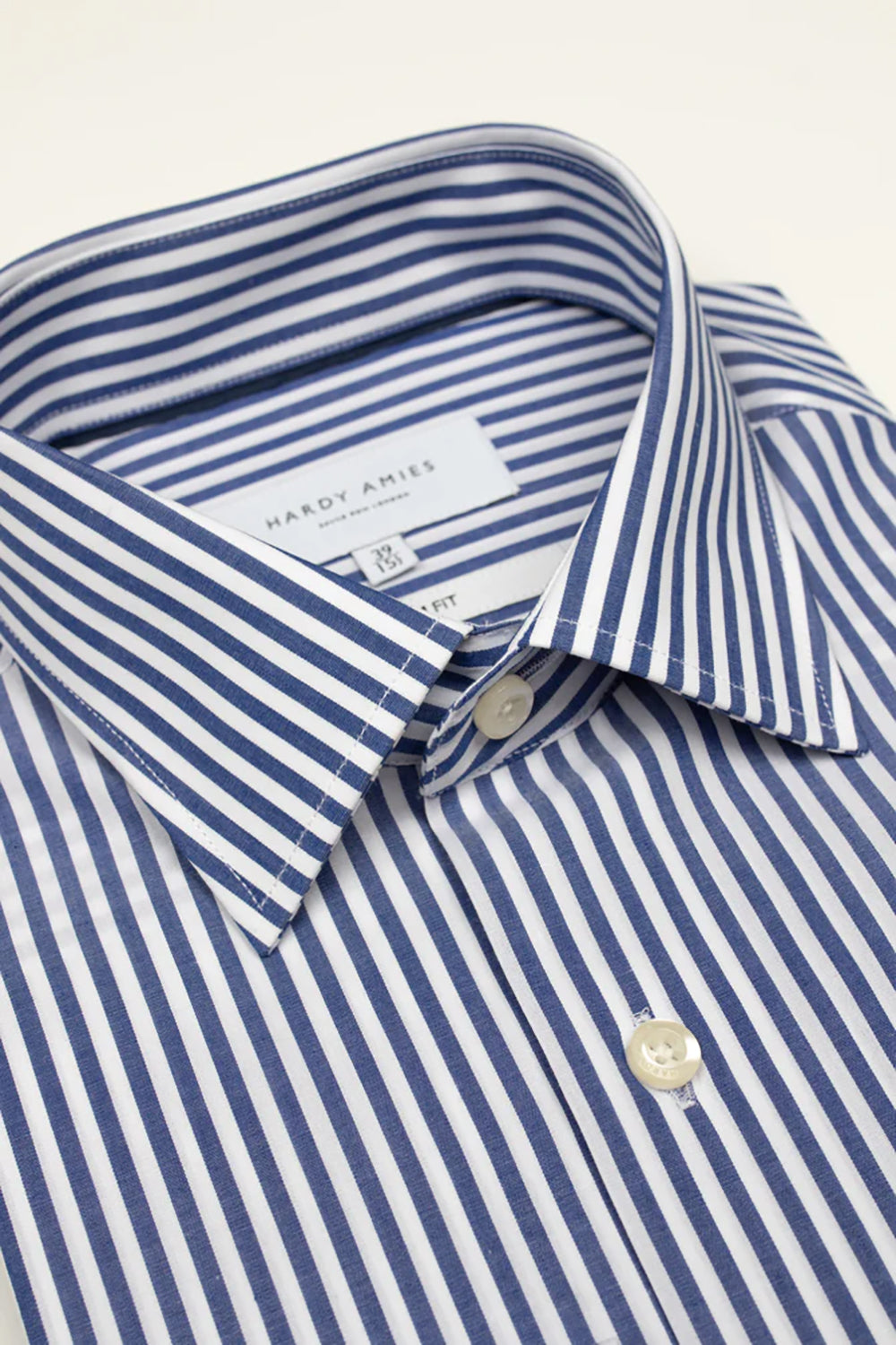 HARDY AMIES BENGAL STRIPE SLIM FIT DRESS SHIRT HA417SF