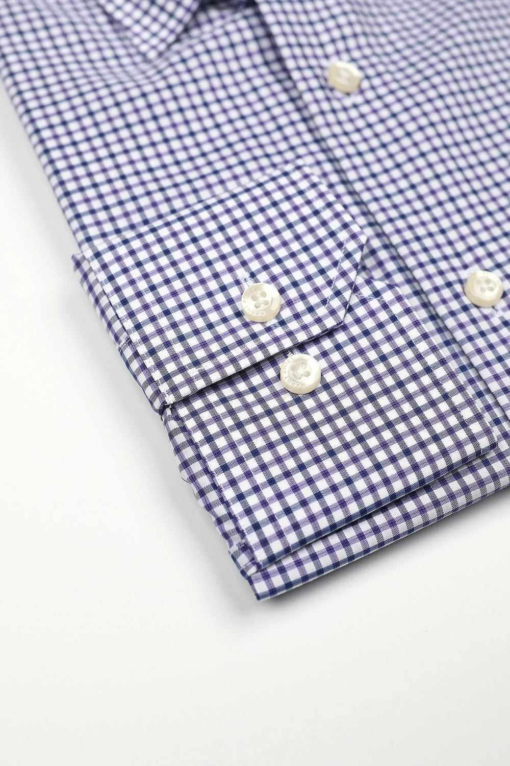 HARDY AMIES CHECK SLIM FIT L/S SHIRT HA448SF