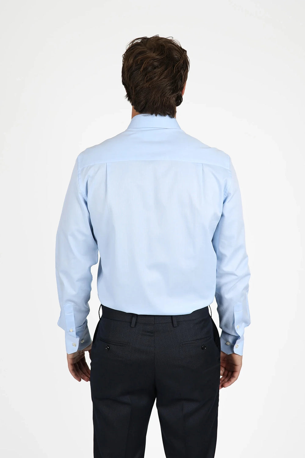 HARDY AMIES PLAIN SLIM FIT L/S SHIRT HA462SF