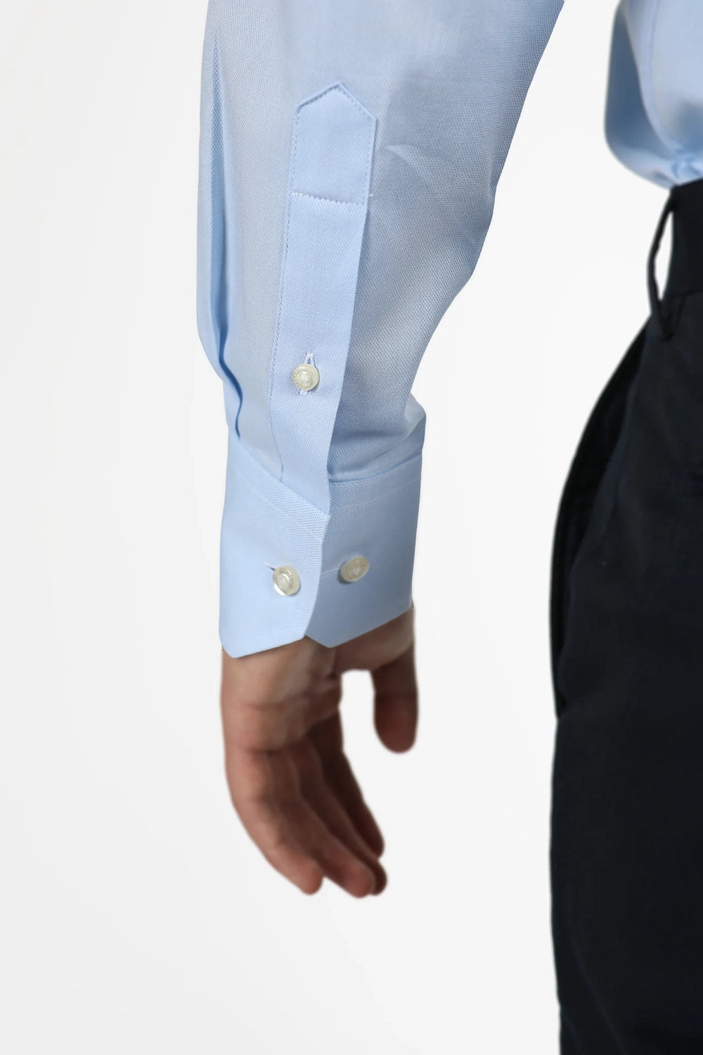 HARDY AMIES PLAIN SLIM FIT L/S SHIRT HA462SF
