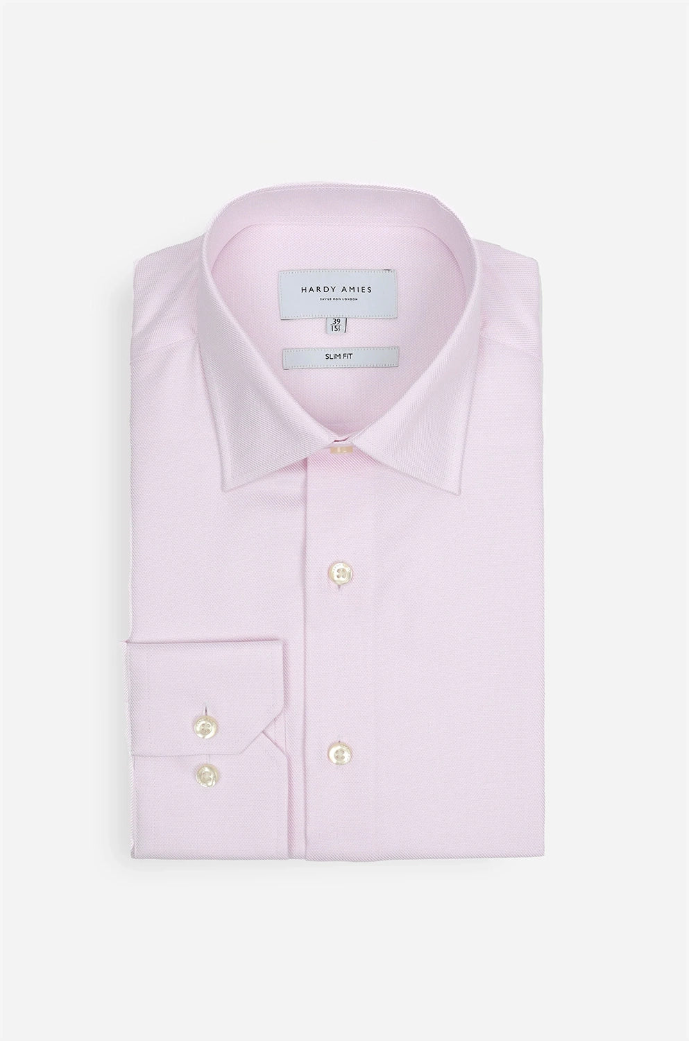 HARDY AMIES TWILL SLIM FIT L/S SHIRT HA466SF