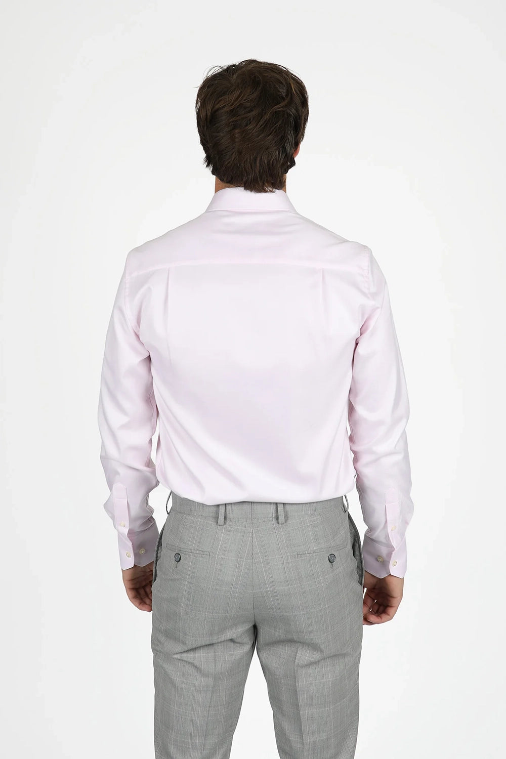 HARDY AMIES TWILL SLIM FIT L/S SHIRT HA466SF