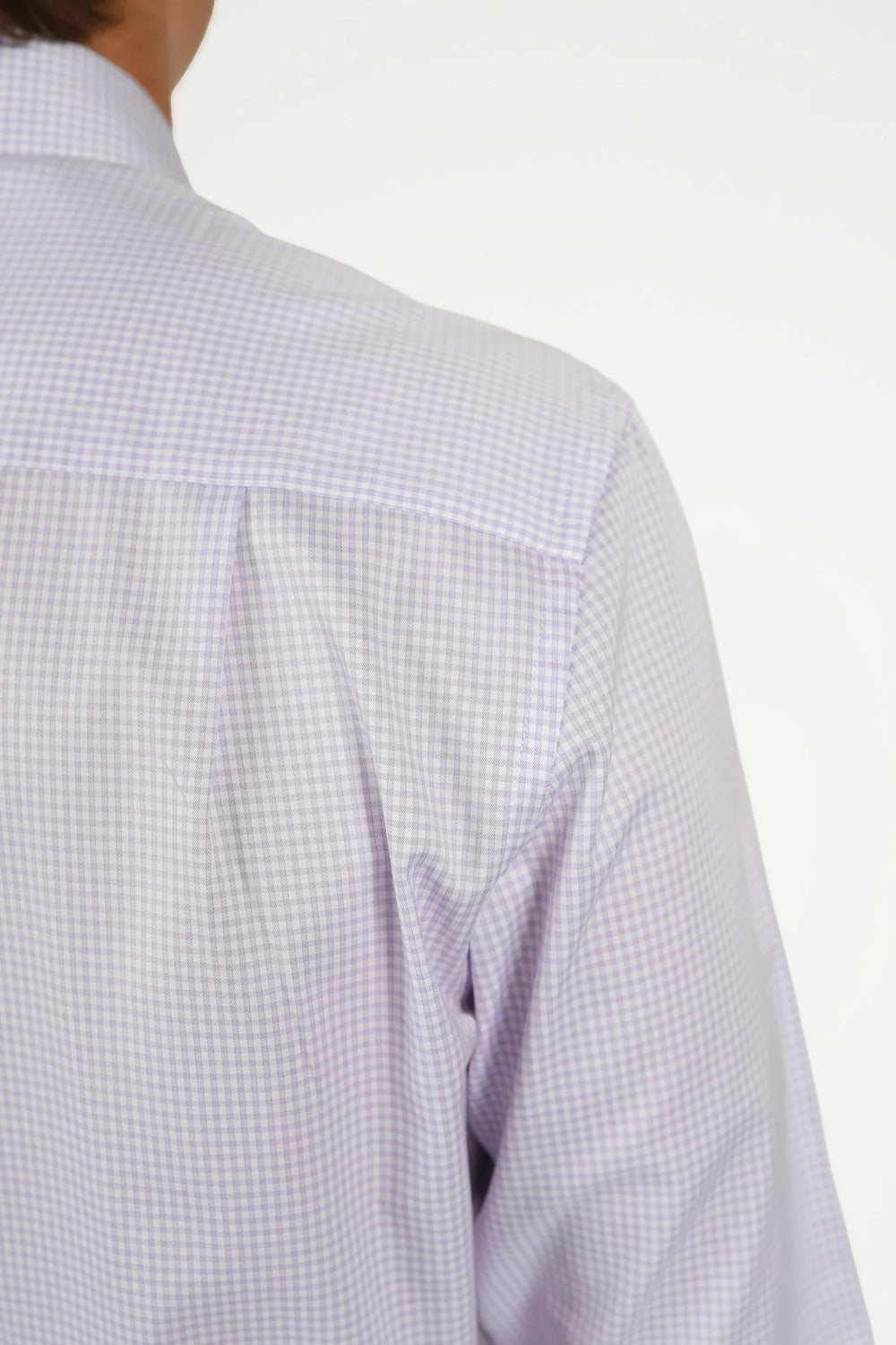 HARDY AMIES CHECK CONTEMPORARY FIT L/S SHIRT HA470S