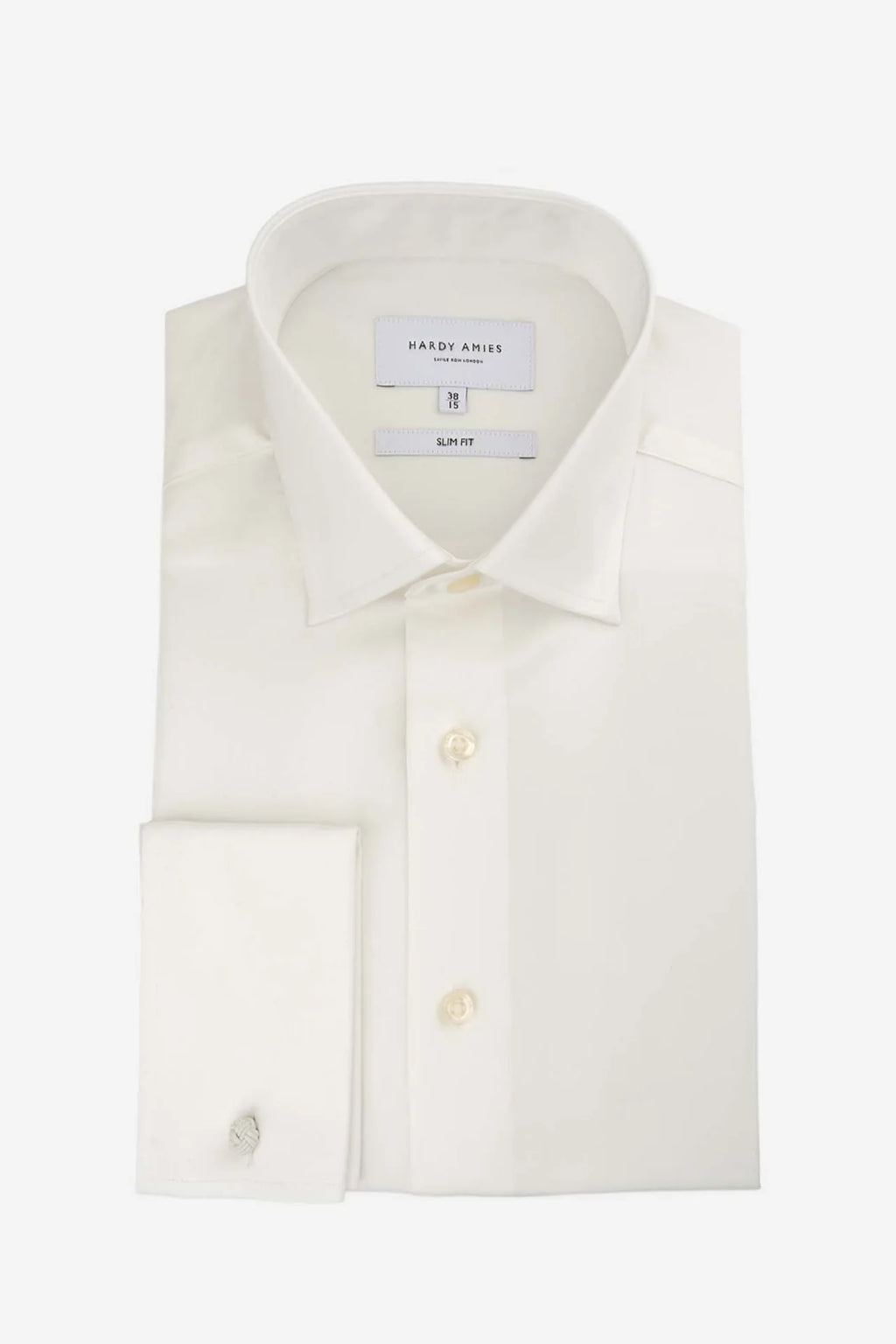HARDY AMIES SLIM FIT FRENCH CUFF L/S DRESS SHIRT HA492SFF