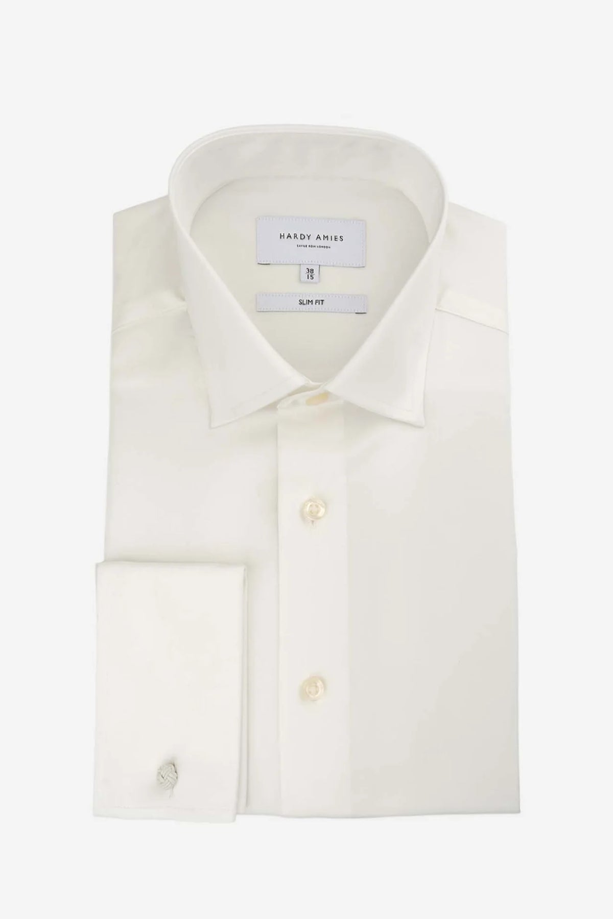 HARDY AMIES SLIM FIT FRENCH CUFF L/S DRESS SHIRT HA492SFF
