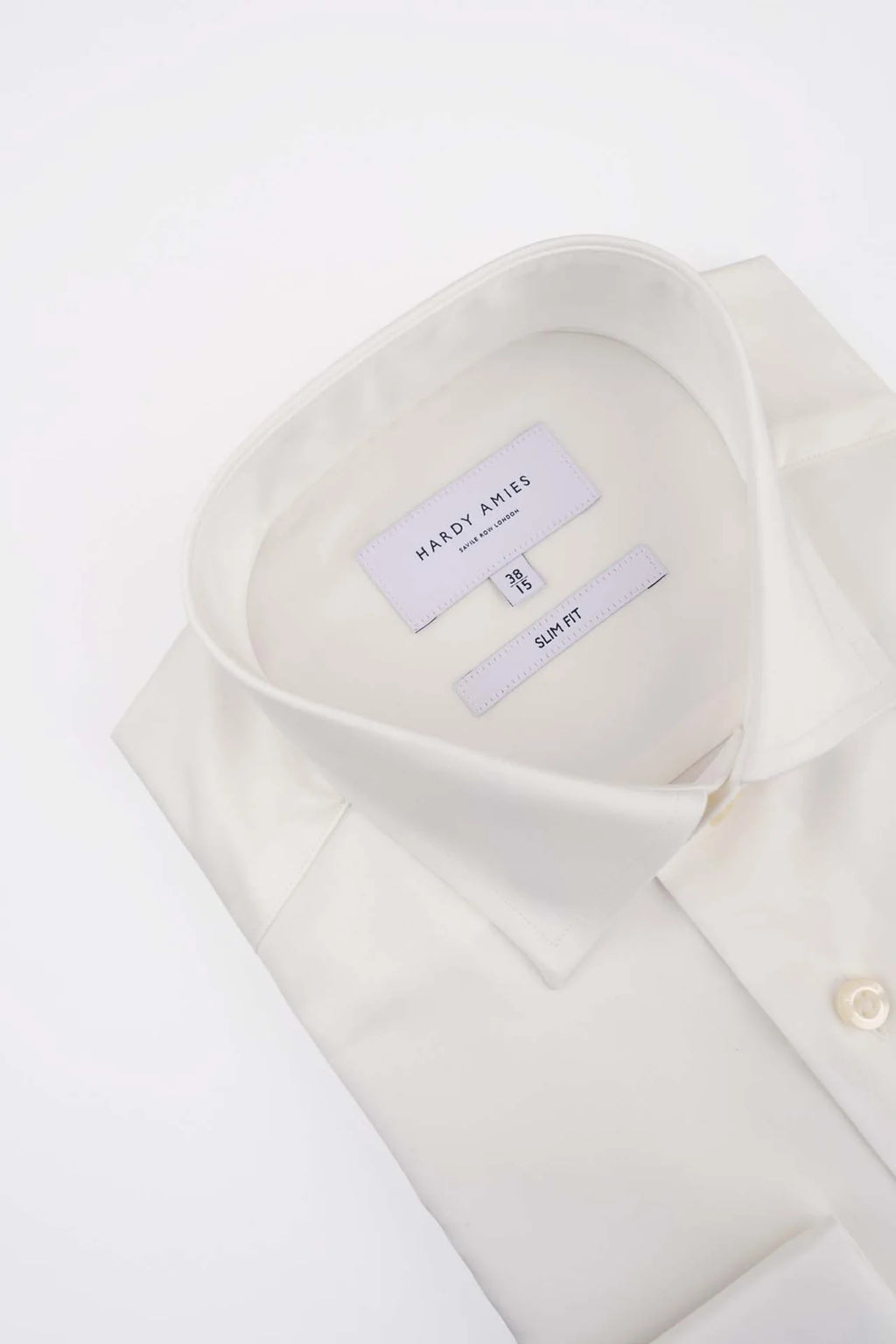 HARDY AMIES SLIM FIT FRENCH CUFF L/S DRESS SHIRT HA492SFF