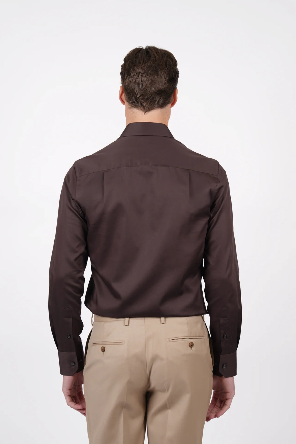 HARDY AMIES SLIM FIT L/S DRESS SHIRT HA493SF