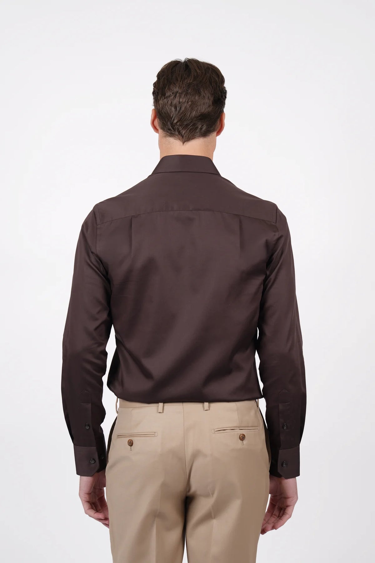 HARDY AMIES SLIM FIT L/S DRESS SHIRT HA493SF
