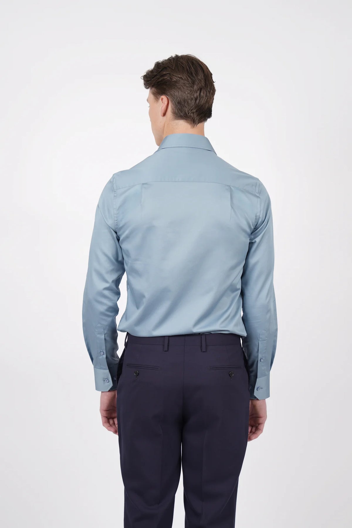 HARDY AMIES SLIM FIT L/S DRESS SHIRT HA494SF