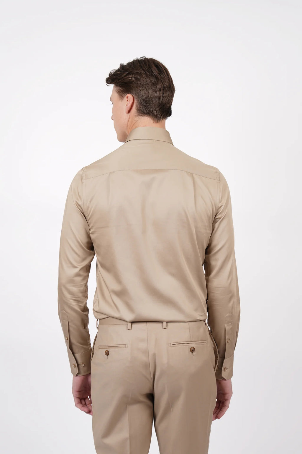 HARDY AMIES SLIM FIT L/S DRESS SHIRT HA495SF