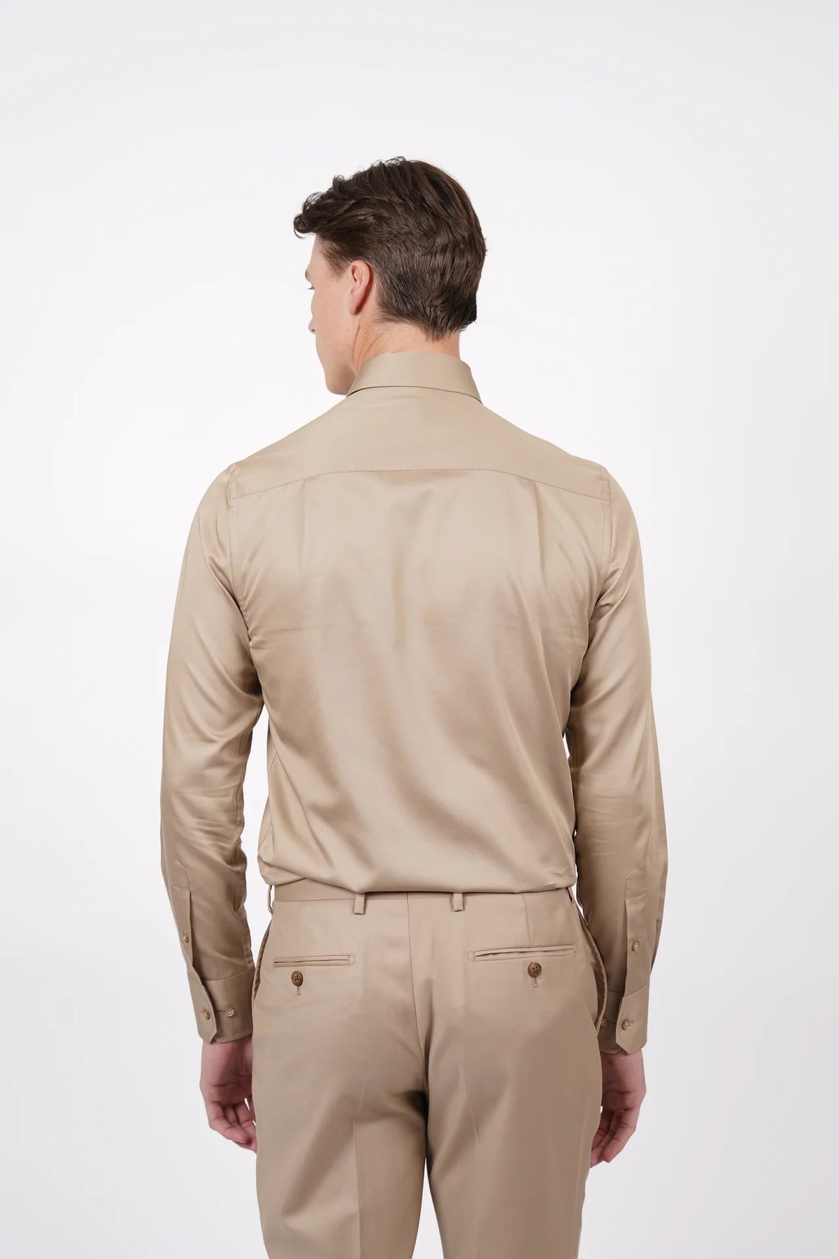 HARDY AMIES SLIM FIT L/S DRESS SHIRT HA495SF