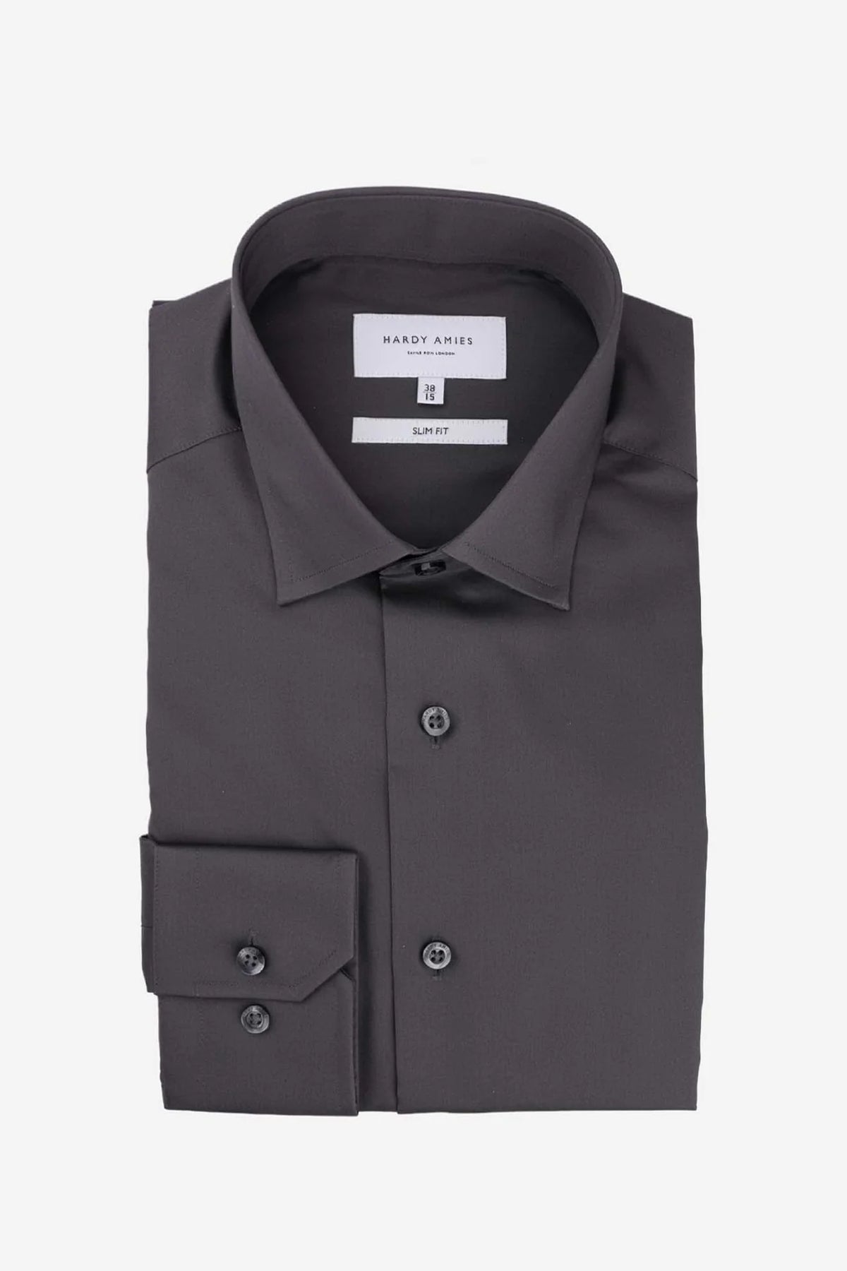 HARDY AMIES SLIM FIT L/S DRESS SHIRT HA496SF