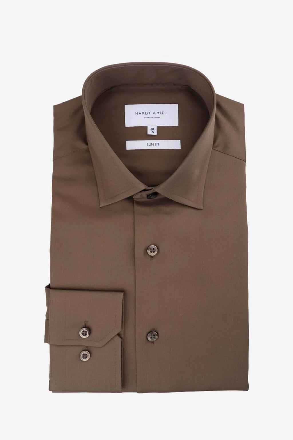 HARDY AMIES SLIM FIT L/S DRESS SHIRT HA497SF