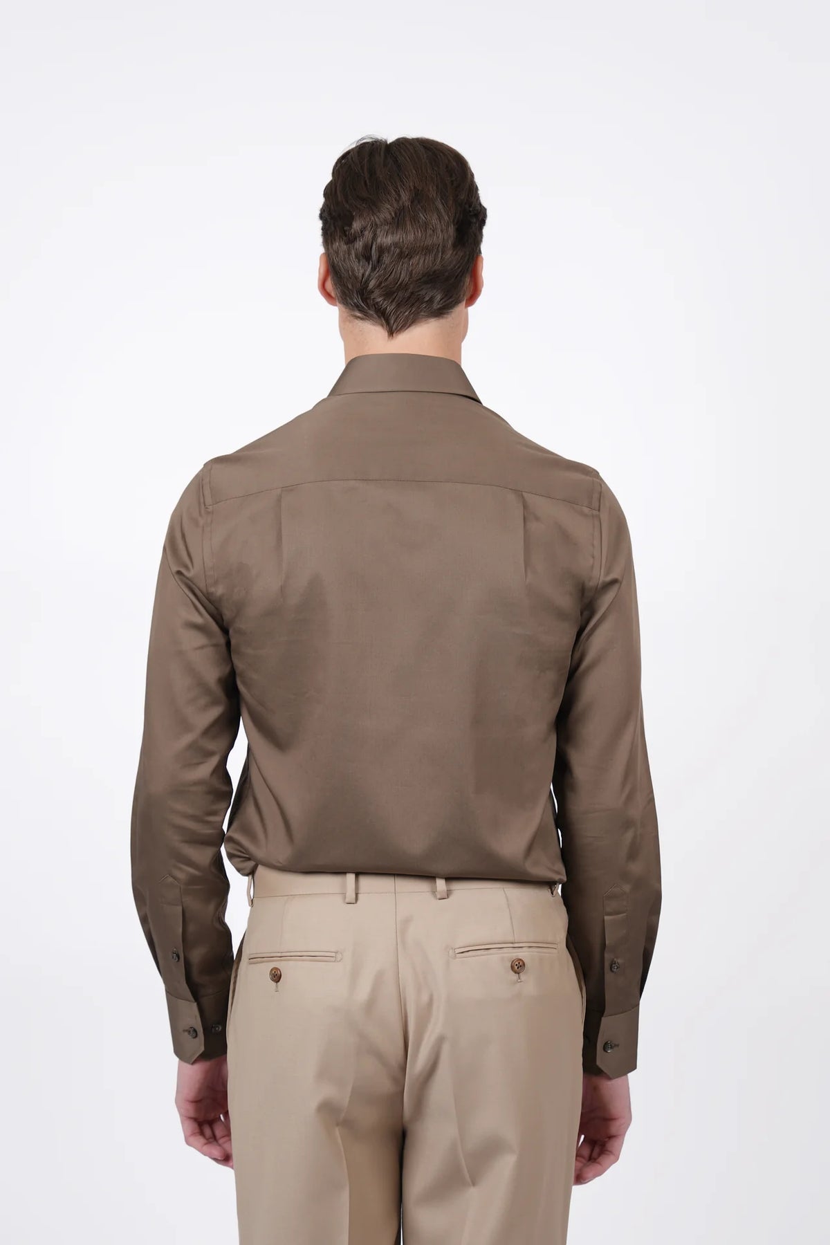 HARDY AMIES SLIM FIT L/S DRESS SHIRT HA497SF