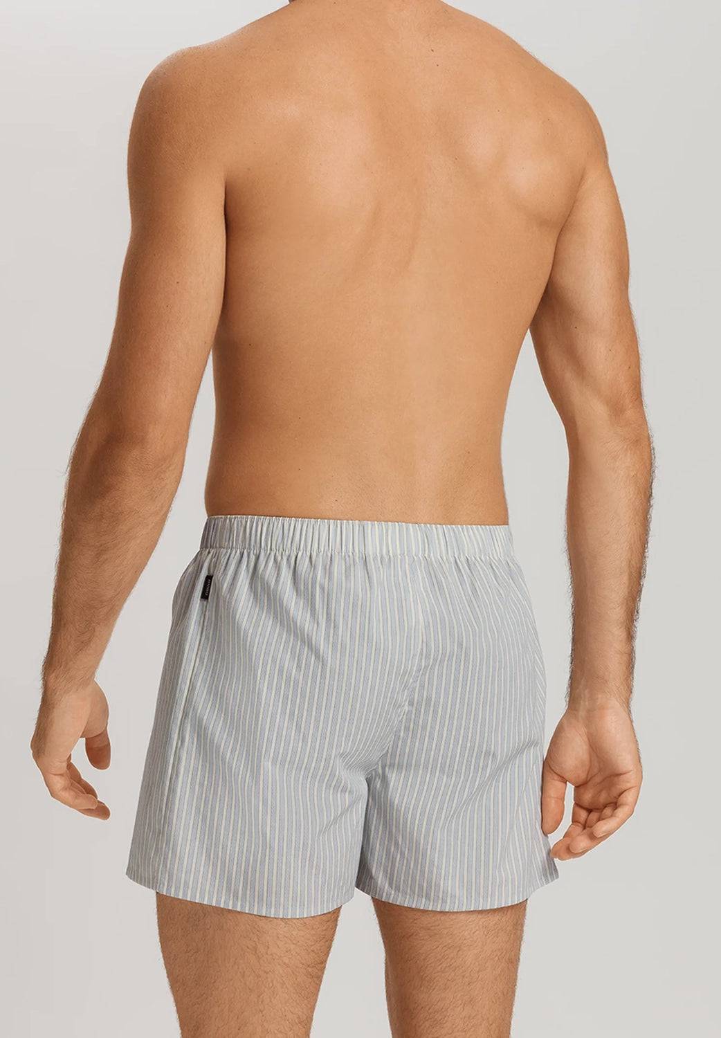 HANRO 100% COTTON FANCY WOVEN BOXER SHORTS H4013
