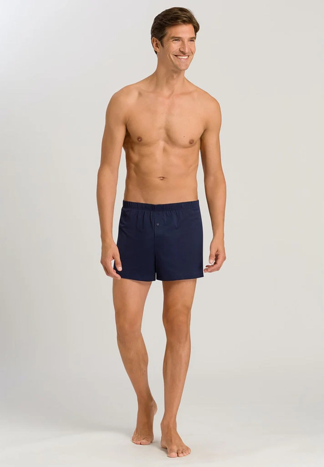 HANRO 100% MERCERISED COTTON SPORTY BOXER SHORT H3505
