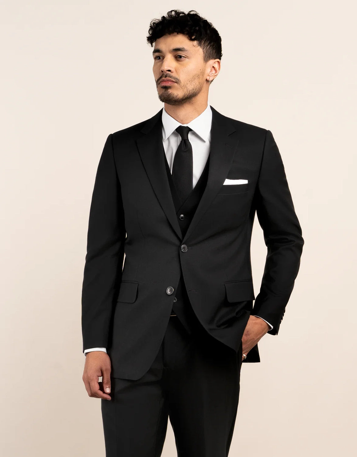 REMBRANDT 100% WOOL TWILL COOPER SUIT JACKET CH0999JCOOP