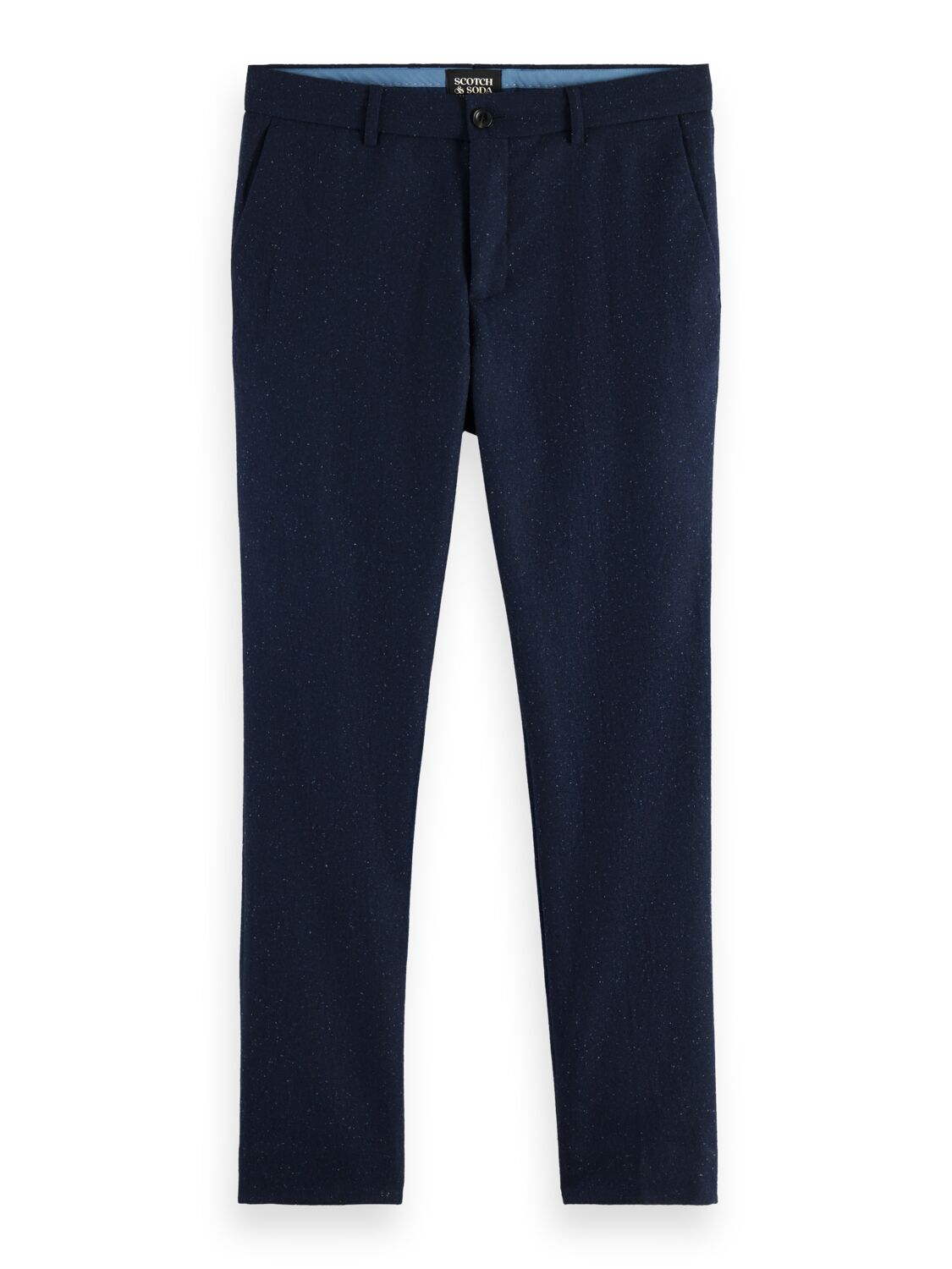 SCOTCH & SODA MOTT SPECKLED WOOL-BLEND CHINO 168958