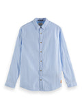 SCOTCH & SODA REGULAR FIT POPLIN STRIPE L/S SHIRT 169715