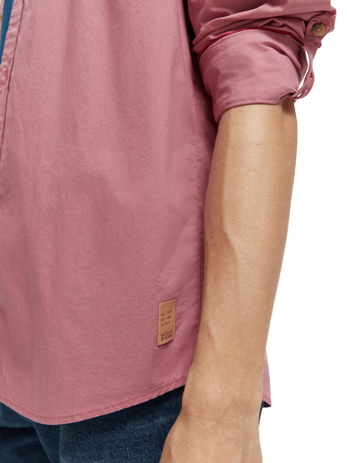 SCOTCH & SODA REGULAR FIT POPLIN STRIPE L/S SHIRT 169715