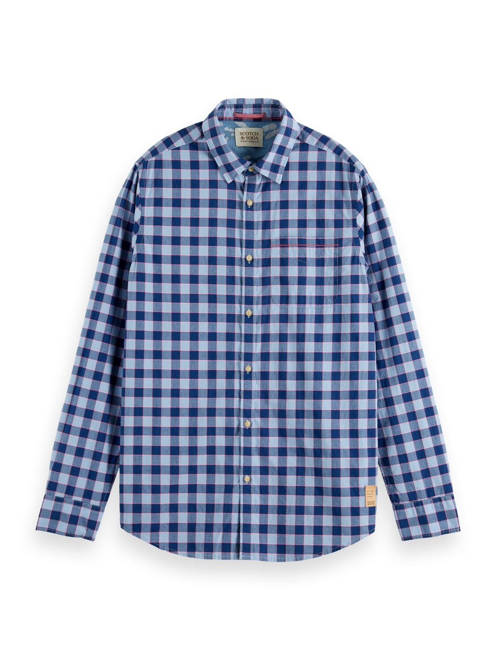 SCOTCH & SODA REGULAR FIT CHECKED L/S SHIRT 169713