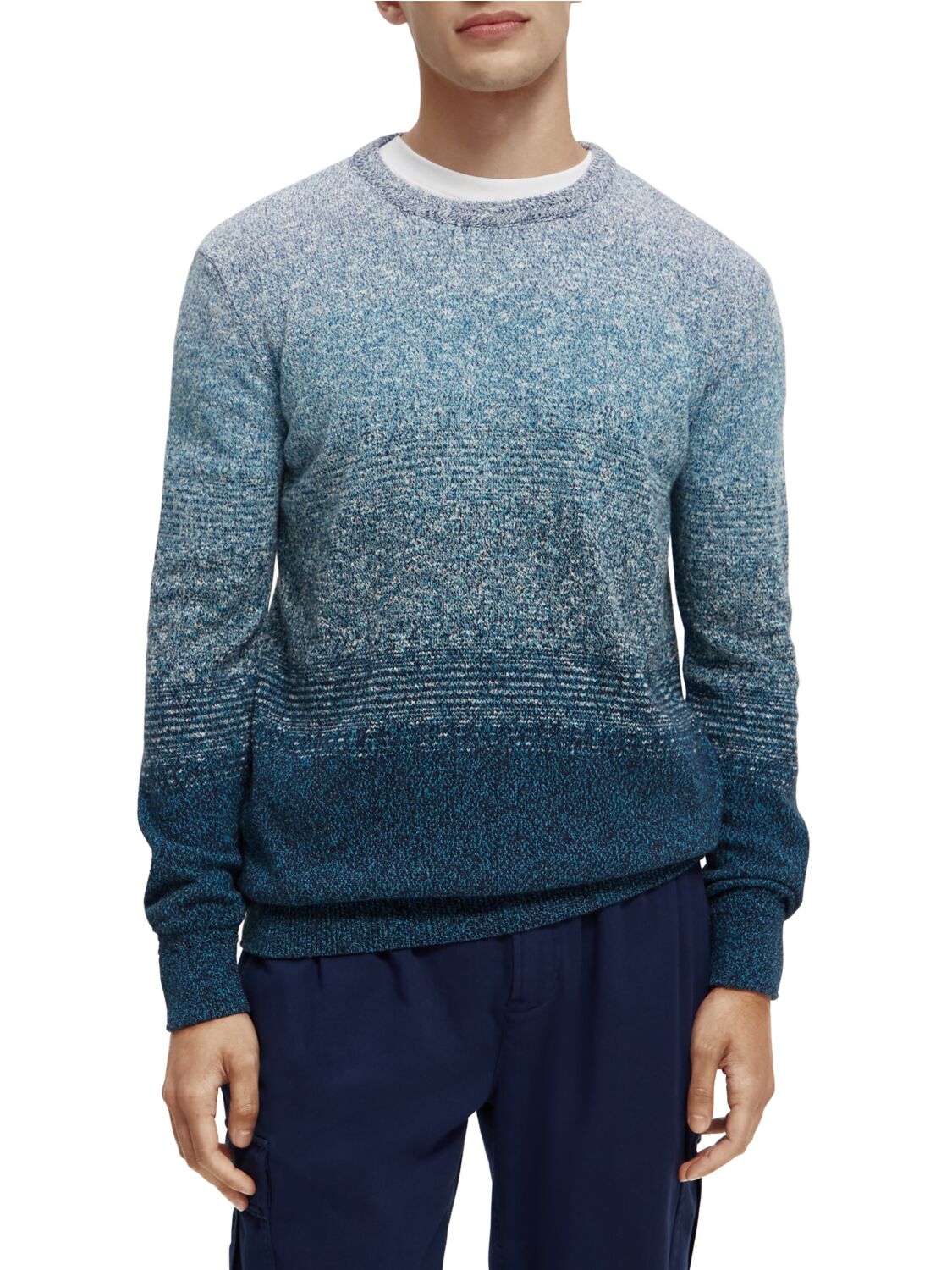 SCOTCH & SODA GRADIENT CREWNECK PULLOVER 170013
