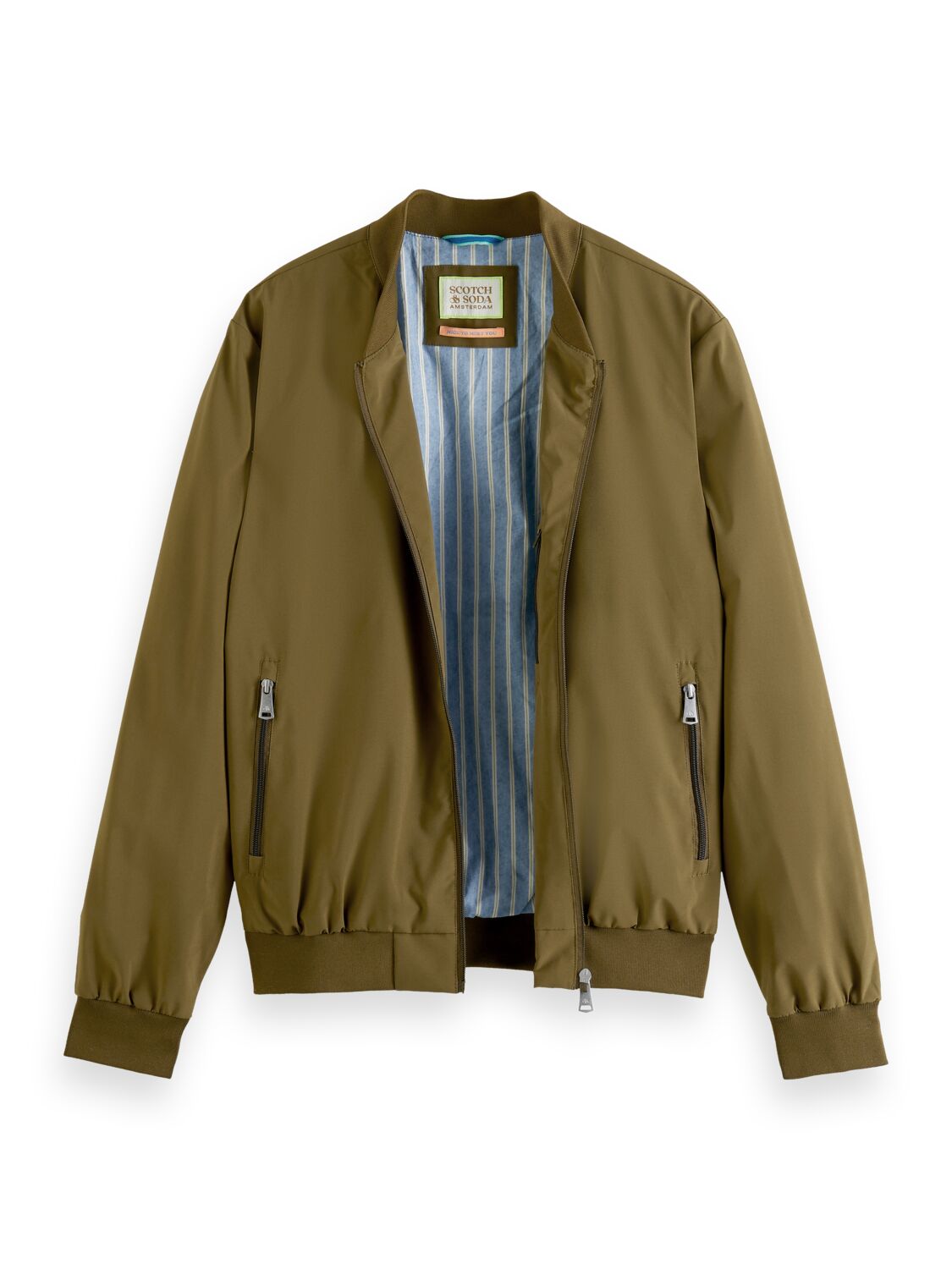 SCOTCH & SODA LIGHTWEIGHT BOMBER JACKET 171362