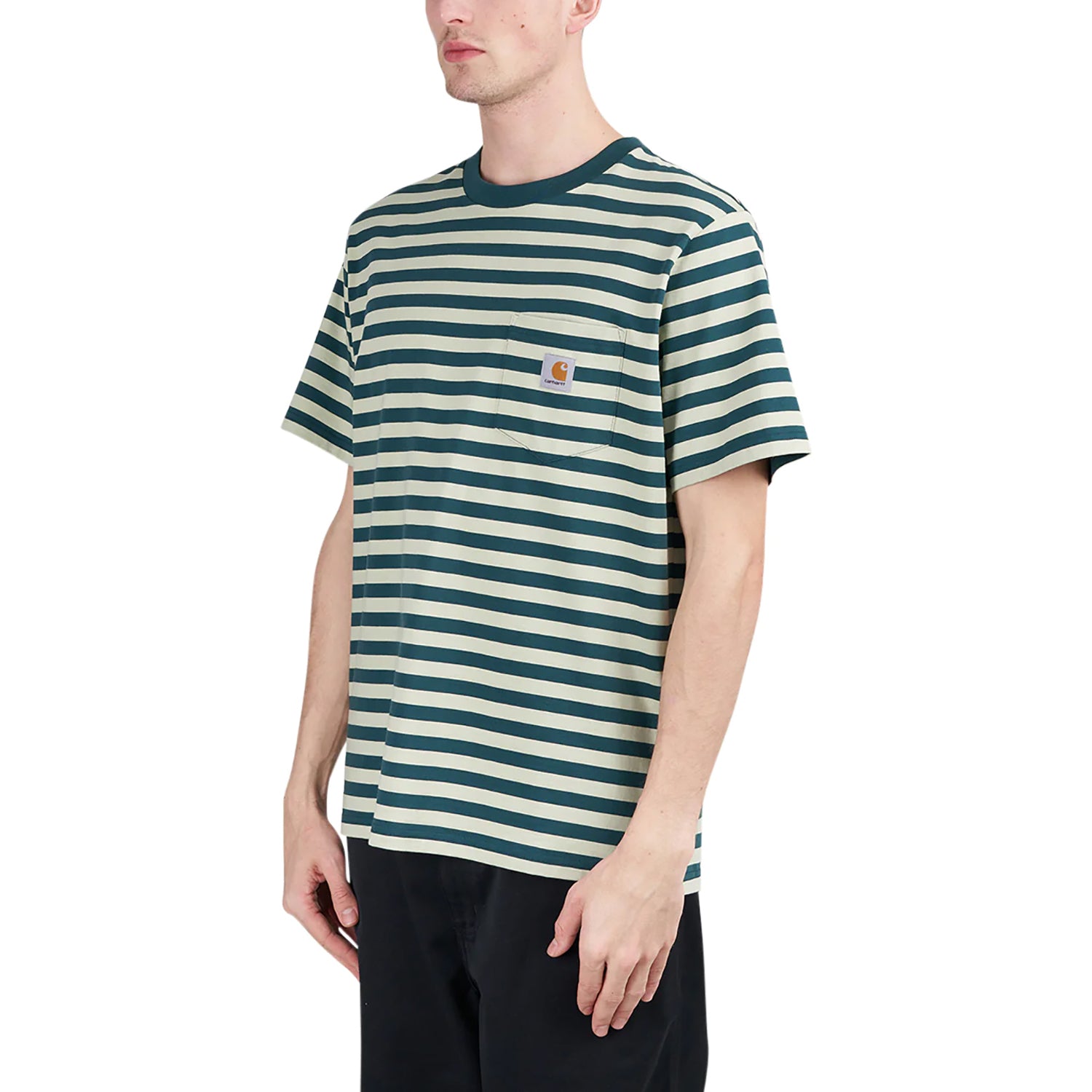 CARHARTT WIP SCOTTY POCKET STRIPE T-SHIRT I027732