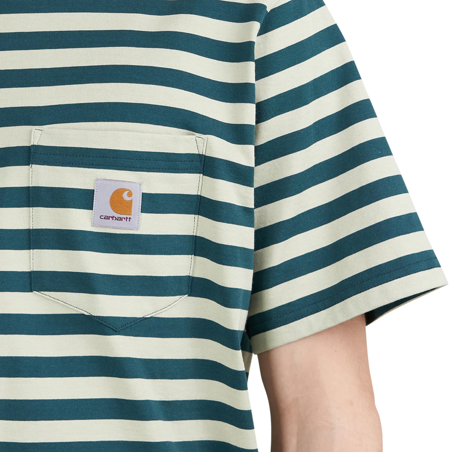 CARHARTT WIP SCOTTY POCKET STRIPE T-SHIRT I027732