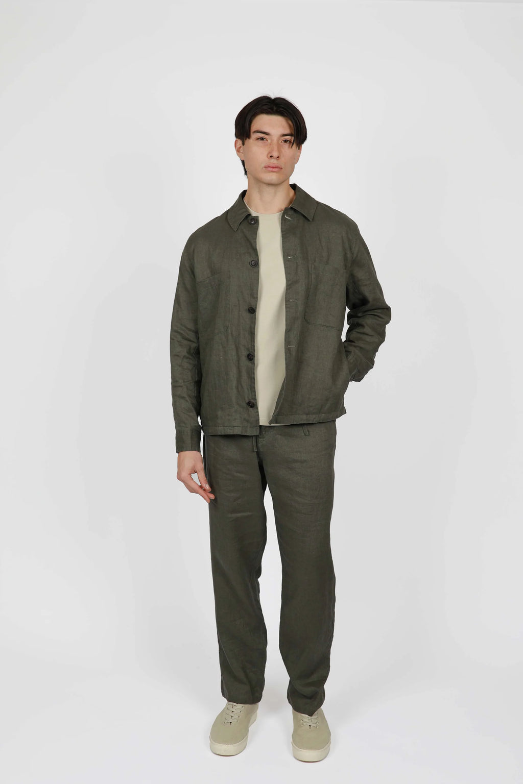 JAMES HARPER LINEN RELAXED WAIST PANT JHTR55