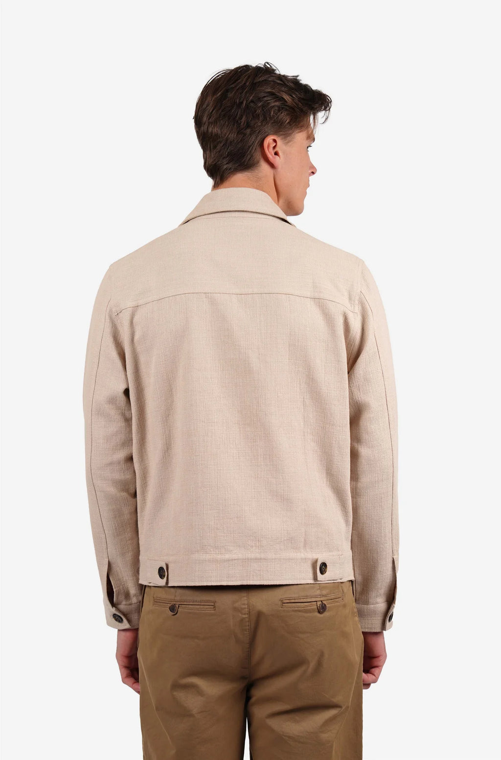 JAMES HARPER COTTON ZIP FRONT BOMBER JACKET JHJ164