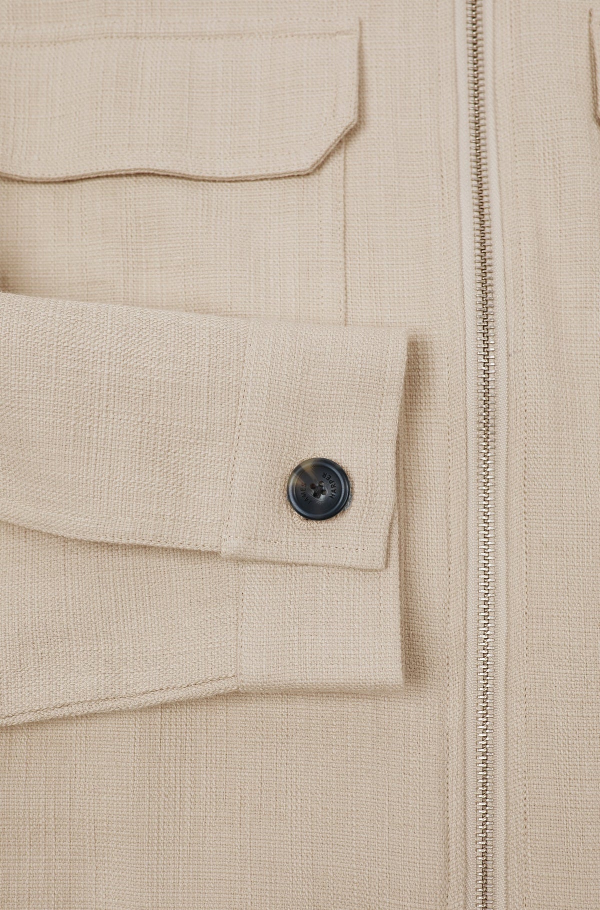 JAMES HARPER COTTON ZIP FRONT BOMBER JACKET JHJ164