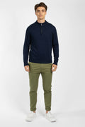 JAMES HARPER 1/4 ZIP NECK KNITWEAR JHK39
