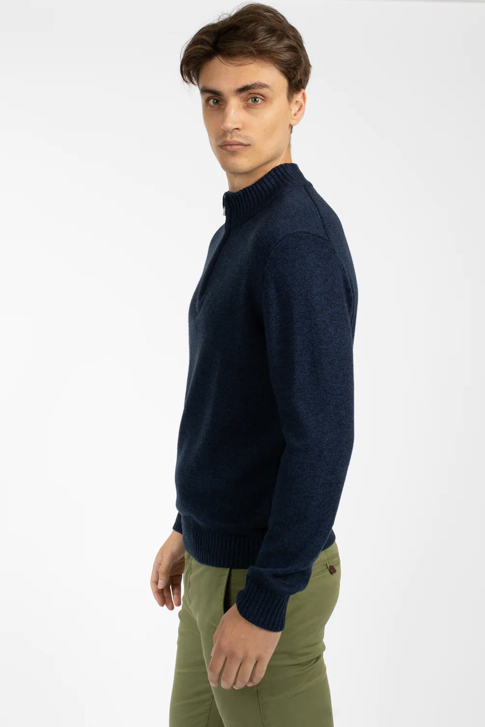 JAMES HARPER 1/4 ZIP NECK KNITWEAR JHK39