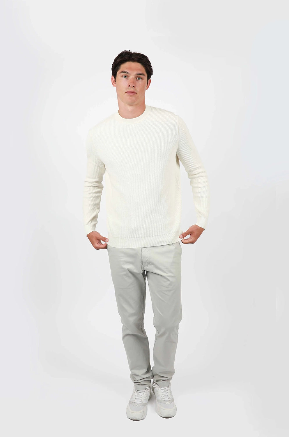 JAMES HARPER SOFT RIB CREWNECK KNIT JHK71