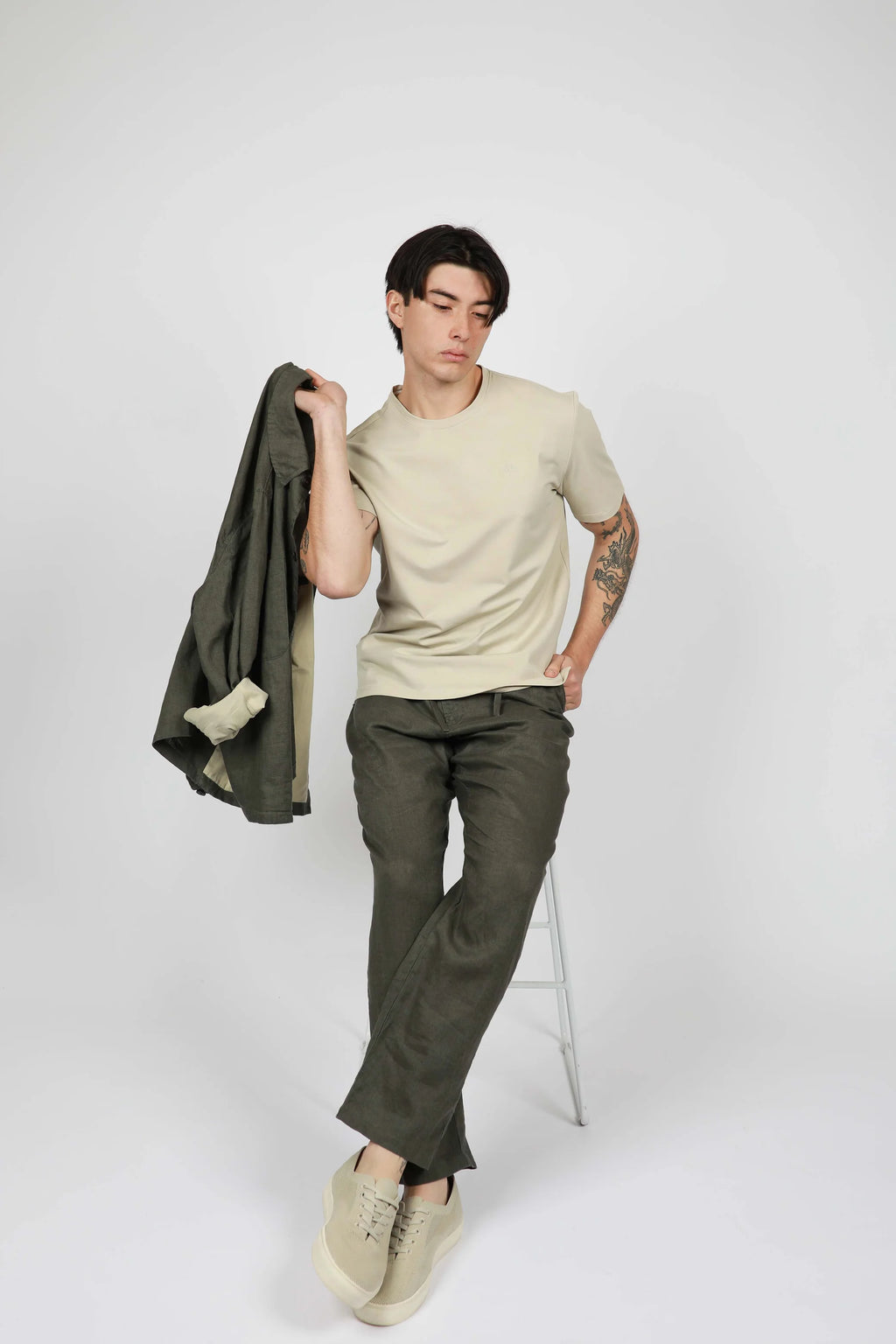 JAMES HARPER STRETCH COTTON TEE JHK75