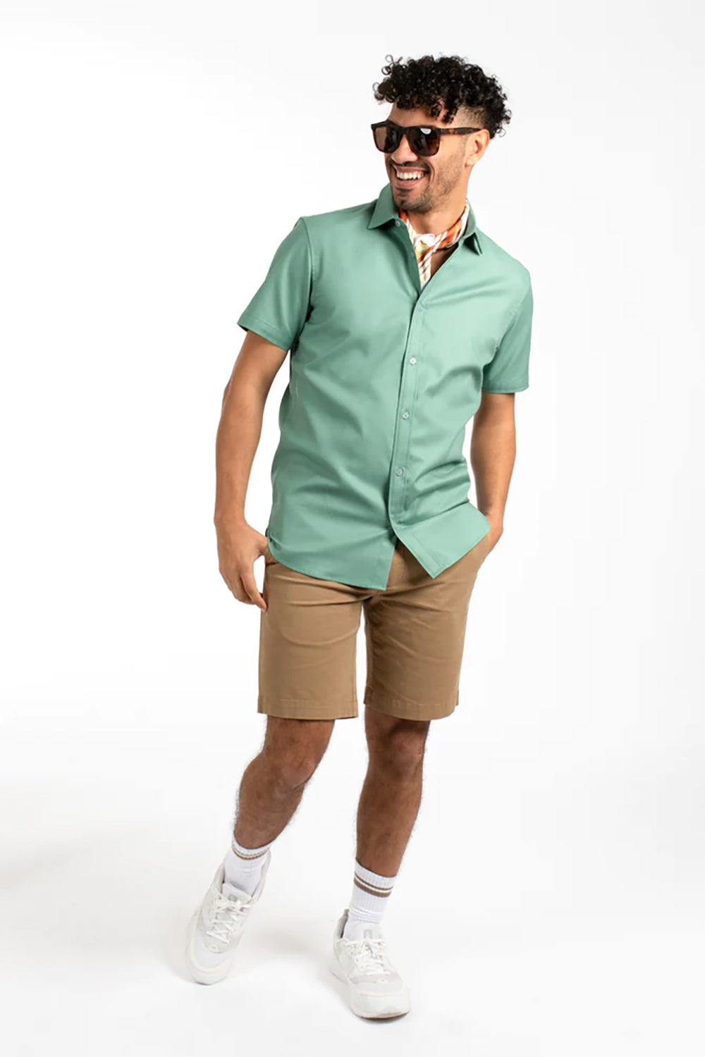 JAMES HARPER WAFFLE COTTON S/S SHIRT JHS504